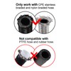 EVIL ENERGY 6AN Hose End Fitting Straight Swivel for CPE