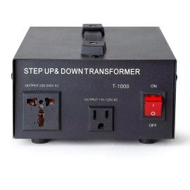 Generic 1000W Step Up/Down Voltage Converter Transformer, Dual Voltage 110V/120V to 220V