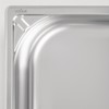 Vogue Heavy Duty Stainless Steel 1/2 Gastronorm Tray 4 Litre/Depth: