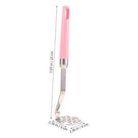 ULTECHNOVO Reusable Stainless Steel Potato Masher Ergonomic Kitchen Tool for Mashing Potatoes Yams and More Easy to Clean with Evenly Curved Comfortable Grip for Effortless Food