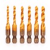 PARDFU HSS 4341 Combination Tap Bit Set (6 Pieces) with