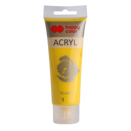 Happy Color Acrylic paint 75 ml, yellow