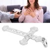 Crucifix Necklace Exquisite 925 Sterling Silver Men's Women's Jesus Cross