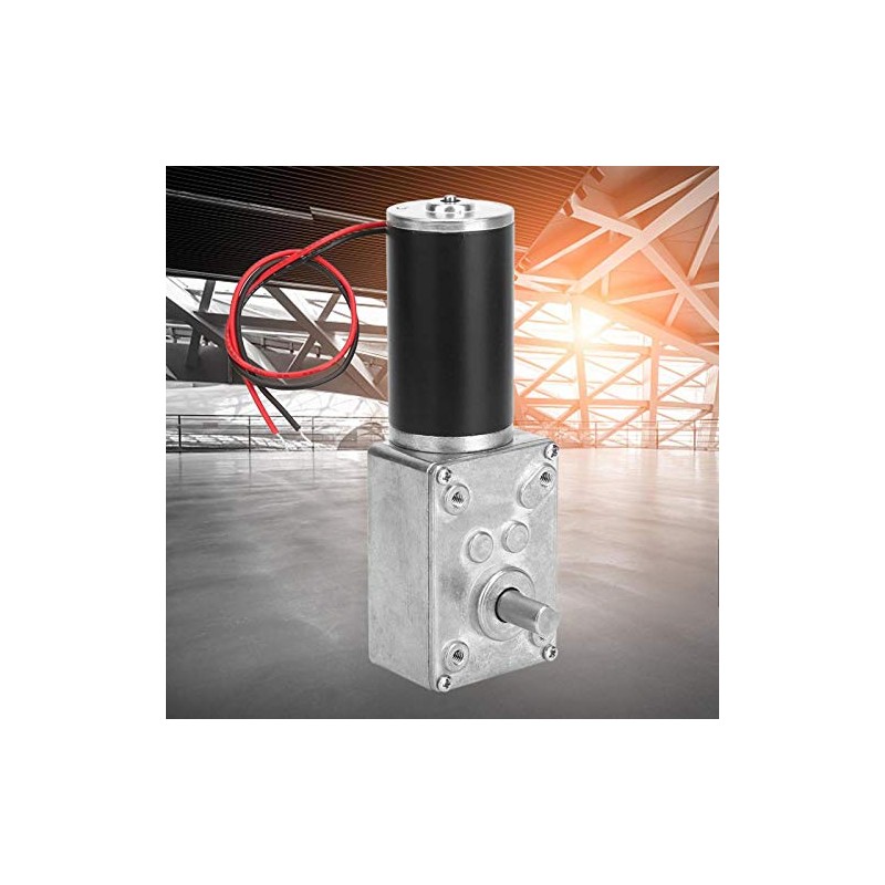 Worm Gear Motor, 12V High Turbine Worm Gear Box Reduction