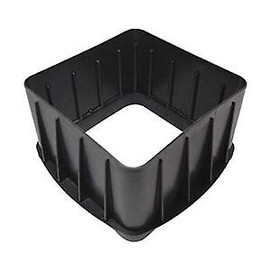 TUF-TITE Riser, Plastic, Black 16x16
