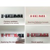 Reflective Concepts - HEMI Emblem Overlay Decal Stickers (Pair) -