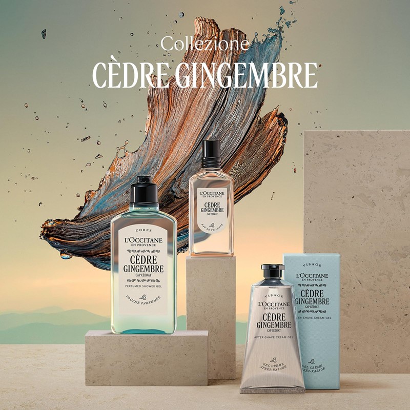 L'OCCITANE - Gel crema dopobarba Cèdre Gingembre - 75 ml