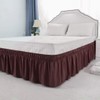PiccoCasa Elasticated Bed Skirt Ruffled Bed Base Wrap Around Bed