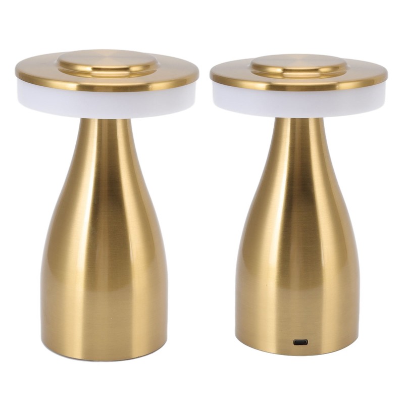 LED Table Lamp Touch Control 3 Mode Dimmable USB Rechargeable