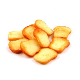 MyTinyWorld 8 x Dolls House Miniature Slices of Classic Shaped Toasts