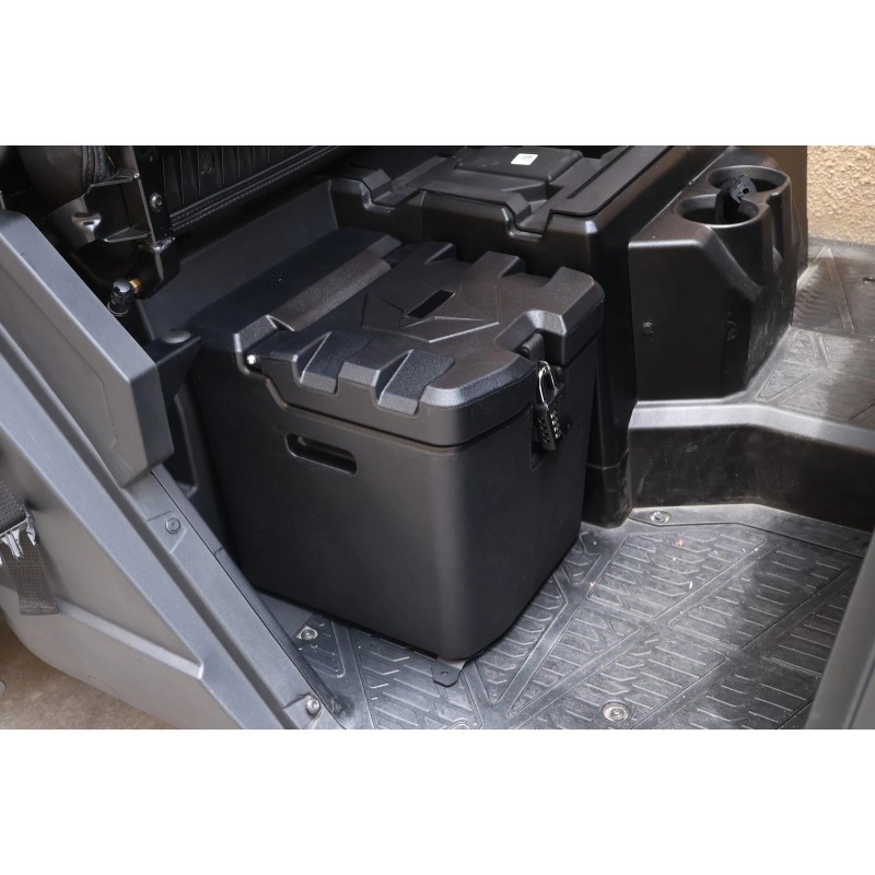 MOMIRAC Large Under Seat Storage Box Holder for Polaris Ranger