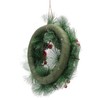 Christmas Wreath Hand Made Simulation Pine Cone Wreath Christmas Gift
