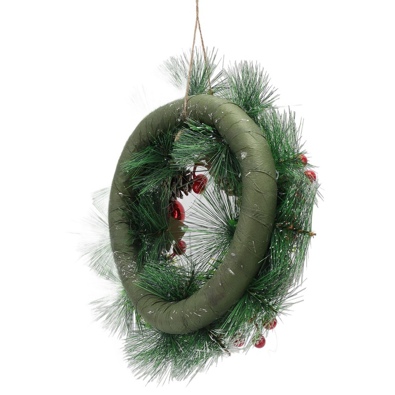 Christmas Wreath Hand Made Simulation Pine Cone Wreath Christmas Gift
