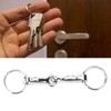 Snaffle Bit Keychain, Horse Bit Key Knot Single Connector Pelham