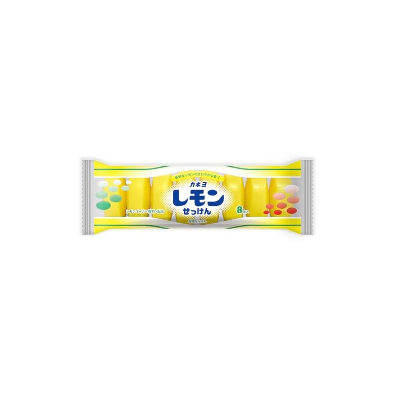 Kaneyo Soap, Lemon Soap, 1.6 oz (45 g) x 8
