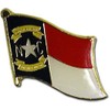 AES State of North Carolina NC Flag Bike Motorcycle Hat