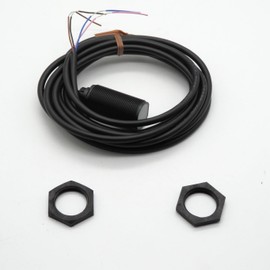 OMRON E3FA-DN11 2M, 2 Meter Cable, Cable, Compact PHOTOELECTRIC Sensor, Cylindrical, Diffuse-Reflective, EMITTER and Receiver Set, NPN Output, Plastic HOUSING, Straight Type, Visible LED Light