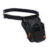 DOPPELGANGER DBT568-BK Riders Holster Bag 2 [Motorcycle Body Bag] Capacity