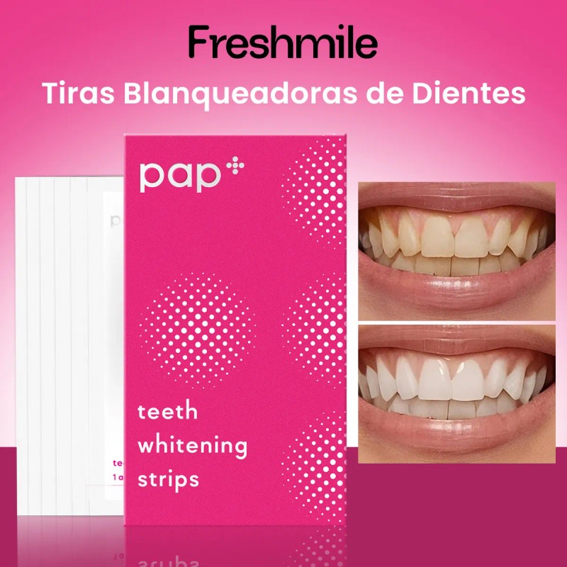 Freshmile Blanqueador Dental Tiras Para Dientes Sensibles