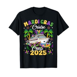 Mardi Gras Cruise Crew 2025 Trip New Orleans Family Matching T-Shirt