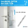 lockzz Toilet Mortice Lock Bathroom Door DIN Left - Bathroom