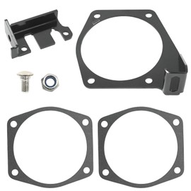 4 Bolt Throttle Cable Bracket Fits for Engine Intakes 92mm-102mm LS LSX LS1 LS2 LS3 LS6 LS7, Replaces 81012 81042 81043 81044 81001 81002 81003 81007