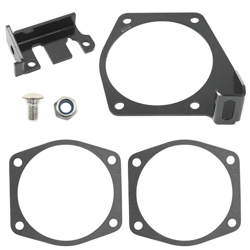 4 Bolt Throttle Cable Bracket Fits for Engine Intakes 92mm-102mm