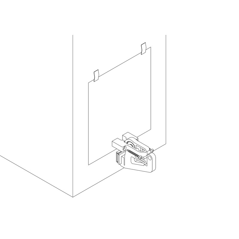 Chicken Cooper Magnetic lock for secure closing, secure chicken flaps