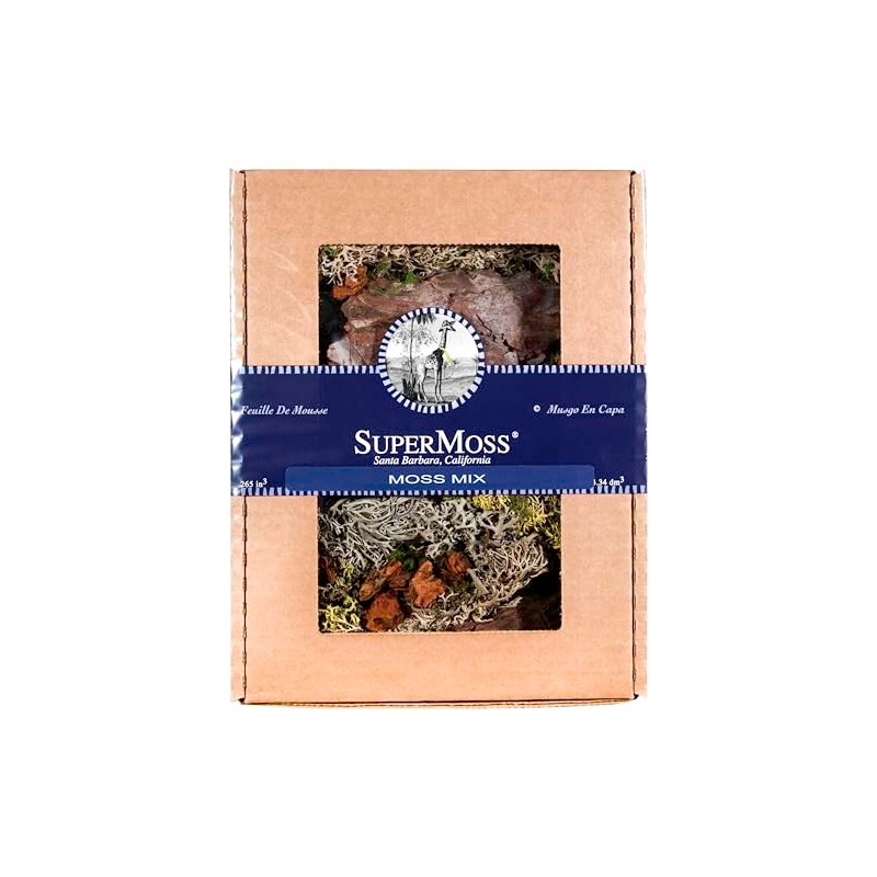 SuperMoss (23210) Moss Mix – Premium Decorative Moss for Crafts,