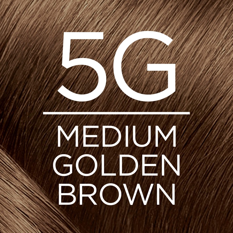 L'Oreal Paris Excellence Creme Permanent Hair Color, 5G Medium Golden