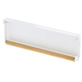 Yamazaki Industries (Yamazaki) One-Hand Cut Magnet Kitchen Paper Towel Holder White Approx. W30.5 x D2.5 x H9.5 cm Tosca tosca Kitchen Paper Storage 3530