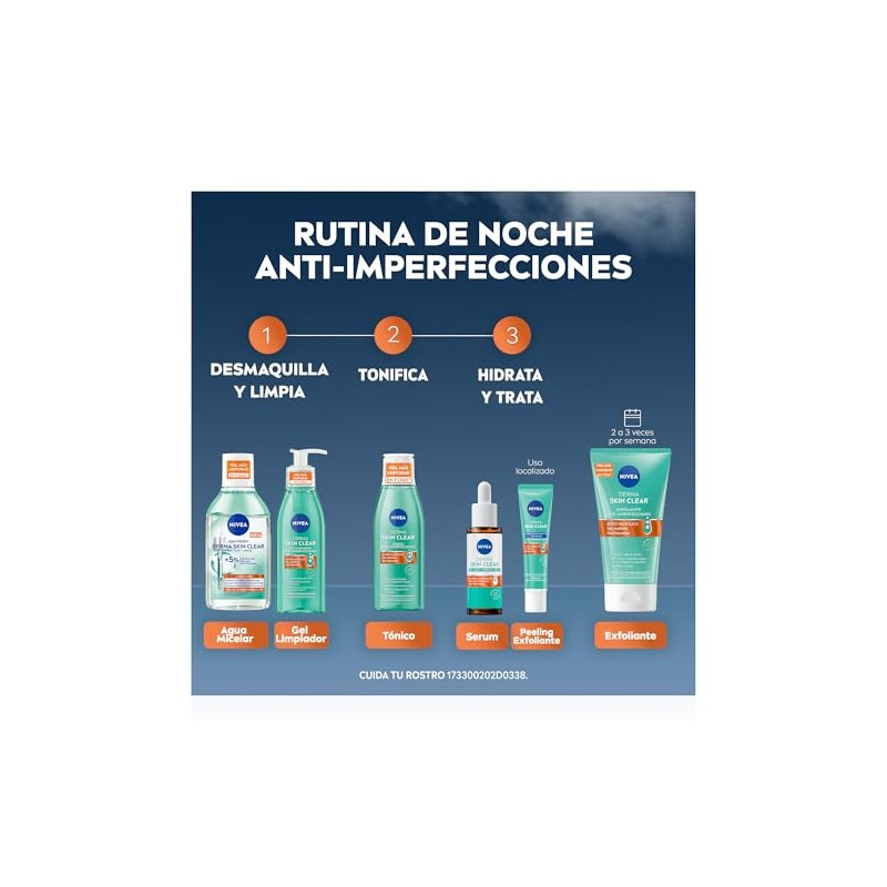 NIVEA Derma Skin Clear Agua Micelar Anti-imperfecciones 400ml