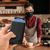 POWR Carbon Fibre Metal Card Holder. RFID Blocking Carbon Fibre