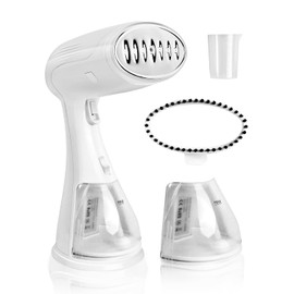 ATTGUCI Steamer for Clothes, Portable Handheld Garment Steamer Quickly Remove Clothes Wrinkle, 1350W High Power Clothes Steamer with 300ml Detachable Water Tank, 15s Heat Up, Home Office Travel Use