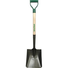 Union Tools 998241 Square Point Shovel with Hardwood Handle and D-Grip, 39-Inch