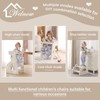 Welnow Toddler Kitchen Step Stool Helper, 3-in-1 Adjustable Kids Learning