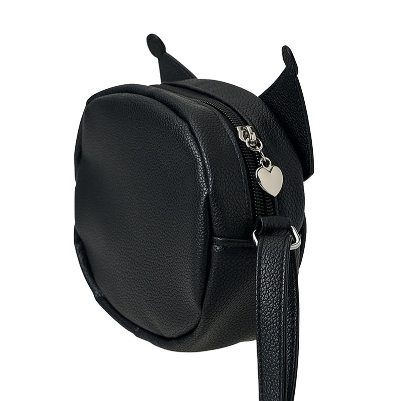 Sanrio Kids Face-Shaped Shoulder Bag Kuromi For Children Gift 274828