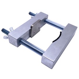 TUOREN Violin Repair Clamp Adjustable Violin Neck Fingerboard Fastening Clamp Clip Violin Making Luthier Tools, Silver