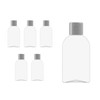 Gepack Pack of 8 50ml Reusable Plastic Travel Bottles |