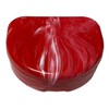 Sedroc Marble Mouthguard Case with Snap Lid (Red/White)