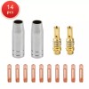 Smart Weld 14 pcs Consumable Parts Kit .045 fit Vulcan OmniPro 220 OmniPro220 57812 Welder