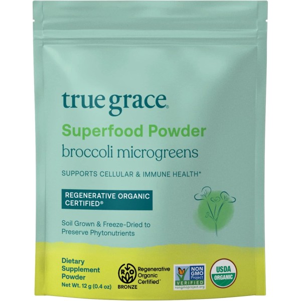 Does not apply True Grace Broccoli Microgreens 0.4oz – Superfood