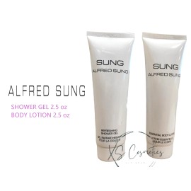 ALFRED SUNG SUNG BY ALFRED SUNG 75ML REFRESHING SHOWER GEL and BODY LOTION -(NEW)