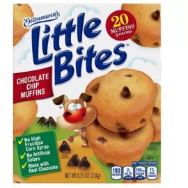 Little Bites Entenmann's Little Bites Chocolate Chip Mini Muffins,