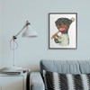Stupell Industries Rottweiler Baseball Player Family Dog Sports Wall Art,