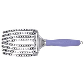 Olivia Garden FingerBrush Scalp-Hugging & Vented Combo Paddle Hair Brush (ionic & 100% boar bristles) FBCO-GD (Grande)