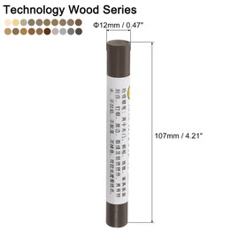 uxcell Furniture Repair Wax Crayons Kit, 20Pcs - Wood Filler Stick, Touch Up Furniture Markers - for Scratches Holes Tables Desks Wooden Floor Laminate Covers, Technology Wood Series
