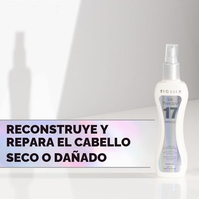 BioSilk Silk Therapy, acondicionador de 17 milagros, 5.64 onzas líquidas