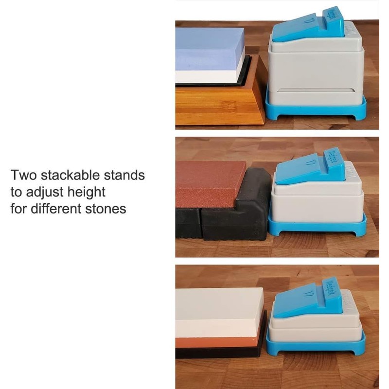 Wedgek 11°-23° and 24°-43° Combined, X-Large Angle Guides for Sharpening
