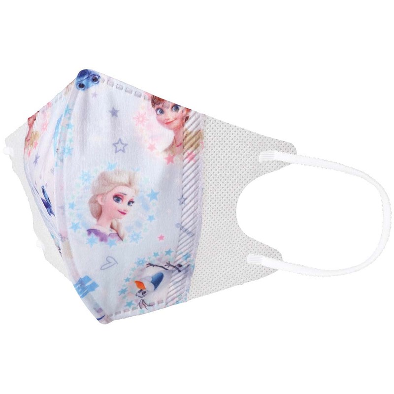 スケーター(Skater) 三層構造 不織布 立体 マスク M 子供用 25枚 ディズニー アナと雪の女王
